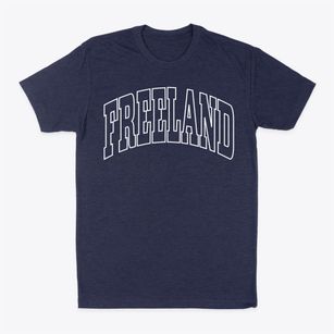 Freeland Pennsylvania Trendy Block Classic Dad T-Shirt