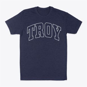 Troy North Carolina Trendy Block Classic Dad T-Shirt