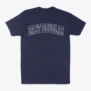 East Douglas Massachusetts Trendy Block Classic Dad T-Shirt