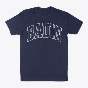 Badin North Carolina Trendy Block Classic Dad T-Shirt