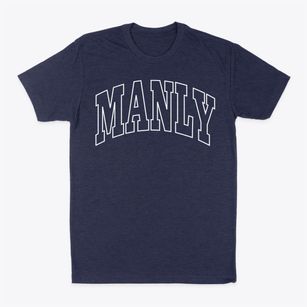 Manly Iowa Trendy Block Classic Dad T-Shirt