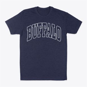 Buffalo Wisconsin Trendy Block Classic Dad T-Shirt