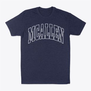 Mcallen Texas Trendy Block Classic Dad T-Shirt