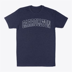 Carrollton Texas Trendy Block Classic Dad T-Shirt