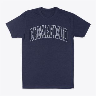Clearfield Wisconsin Trendy Block Classic Dad T-Shirt