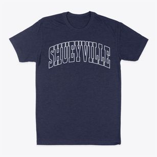 Shueyville Iowa Trendy Block Classic Dad T-Shirt