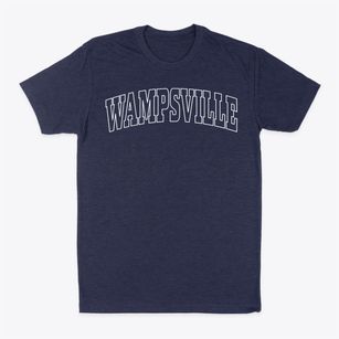 Wampsville New York Trendy Block Classic Dad T-Shirt