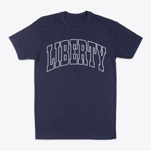 Liberty Nebraska Trendy Block Classic Dad T-Shirt