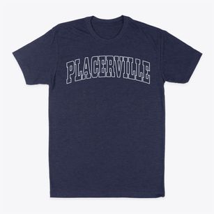 Placerville Idaho Trendy Block Classic Dad T-Shirt