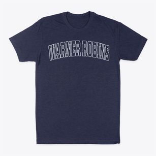 Warner Robins Georgia Trendy Block Classic Dad T-Shirt
