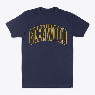 Glenwood Minnesota Trendy Block Classic Dad T-Shirt