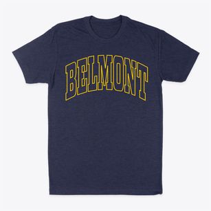Belmont Maine Trendy Block Classic Dad T-Shirt
