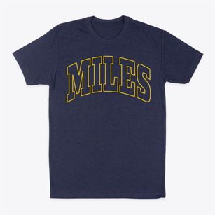 Miles Texas Trendy Block Classic Dad T-Shirt