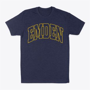 Emden Illinois Trendy Block Classic Dad T-Shirt