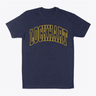 Lockhart Texas Trendy Block Classic Dad T-Shirt