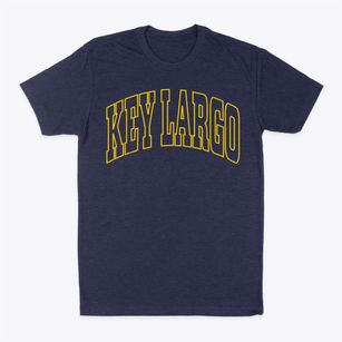 Key Largo Florida Trendy Block Classic Dad T-Shirt