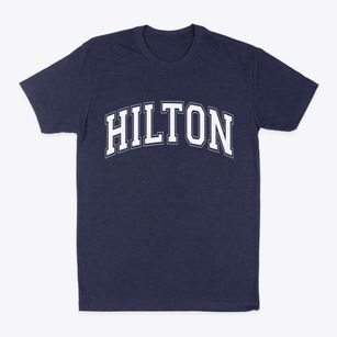 Hilton New York Varsity Classic Dad T-Shirt