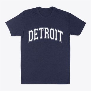 Detroit Michigan Varsity Classic Dad T-Shirt