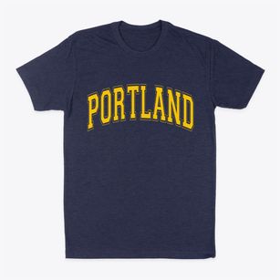 Portland Connecticut Varsity Classic Dad T-Shirt