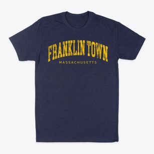 Franklin Town Massachusetts Urban Vibe Classic Dad T-Shirt