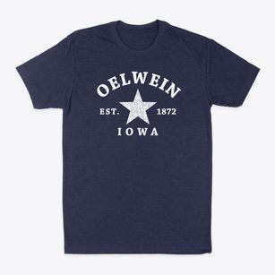 Oelwein Iowa Star Classic Dad T-Shirt