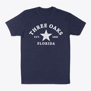 Three Oaks Florida Star Classic Dad T-Shirt