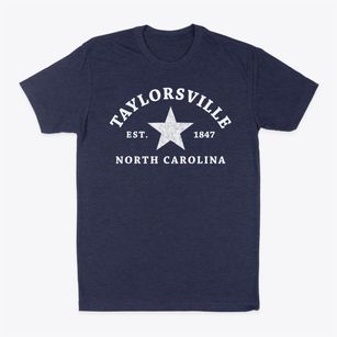 Taylorsville North Carolina Star Classic Dad T-Shirt