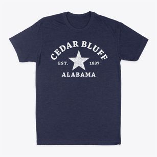 Cedar Bluff Alabama Star Classic Dad T-Shirt