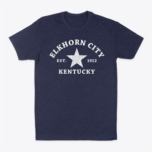 Elkhorn City Kentucky Star Classic Dad T-Shirt