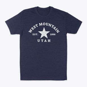 West Mountain Utah Star Classic Dad T-Shirt