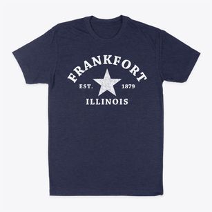 Frankfort Illinois Star Classic Dad T-Shirt