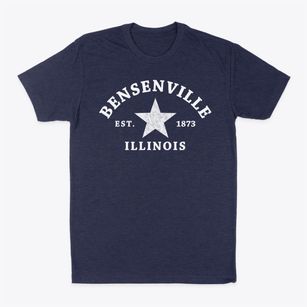 Bensenville Illinois Star Classic Dad T-Shirt