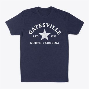 Gatesville North Carolina Star Classic Dad T-Shirt