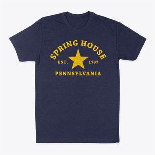 Spring House Pennsylvania Star Classic Dad T-Shirt