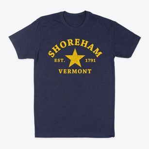 Shoreham Vermont Star Classic Dad T-Shirt