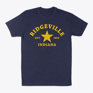 Ridgeville Indiana Star Classic Dad T-Shirt