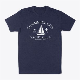 Commerce City Colorado Yacht Club Classic Dad T-Shirt