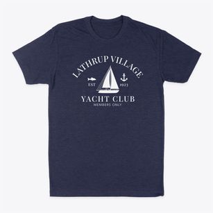 Lathrup Village Michigan Yacht Club Classic Dad T-Shirt