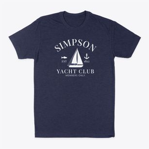 Simpson Louisiana Yacht Club Classic Dad T-Shirt