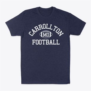 Carrollton Missouri Football Classic Dad T-Shirt
