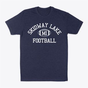 Skidway Lake Michigan Football Classic Dad T-Shirt