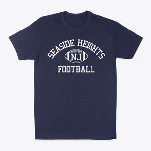 Seaside Heights New Jersey Football Classic Dad T-Shirt