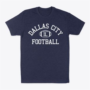 Dallas City Illinois Football Classic Dad T-Shirt