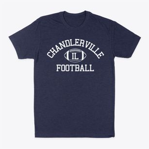 Chandlerville Illinois Football Classic Dad T-Shirt