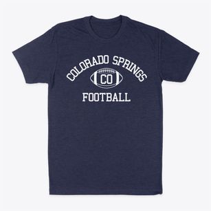 Colorado Springs Colorado Football Classic Dad T-Shirt