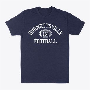 Burnettsville Indiana Football Classic Dad T-Shirt