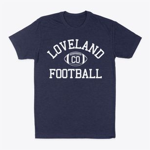 Loveland Colorado Football Classic Dad T-Shirt