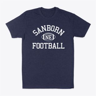 Sanborn Nebraska Football Classic Dad T-Shirt