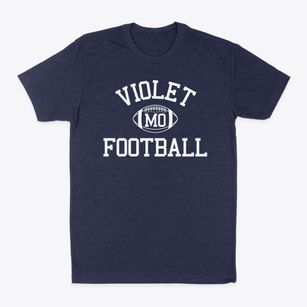 Violet Missouri Football Classic Dad T-Shirt