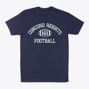 Concord Heights New Hampshire Football Classic Dad T-Shirt